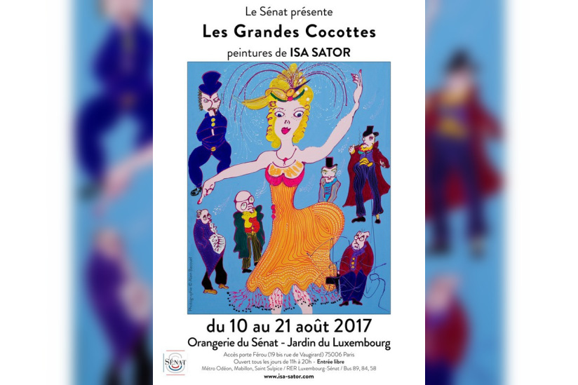 Isa Sator, l'exposition gratuite à l'Orangerie du Sénat