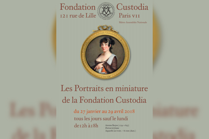 Les portraits en miniature s'exposent à la Fondation Custodia