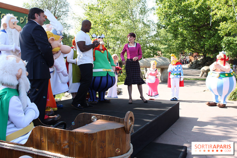 Inauguration officielle de la Forêt d'Idefix avec Teddy Riner