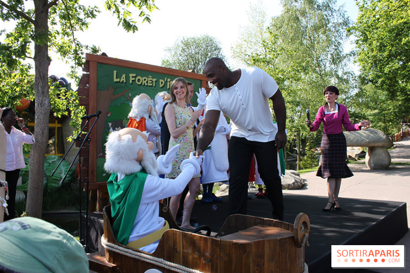Inauguration officielle de la Forêt d'Idefix avec Teddy Riner