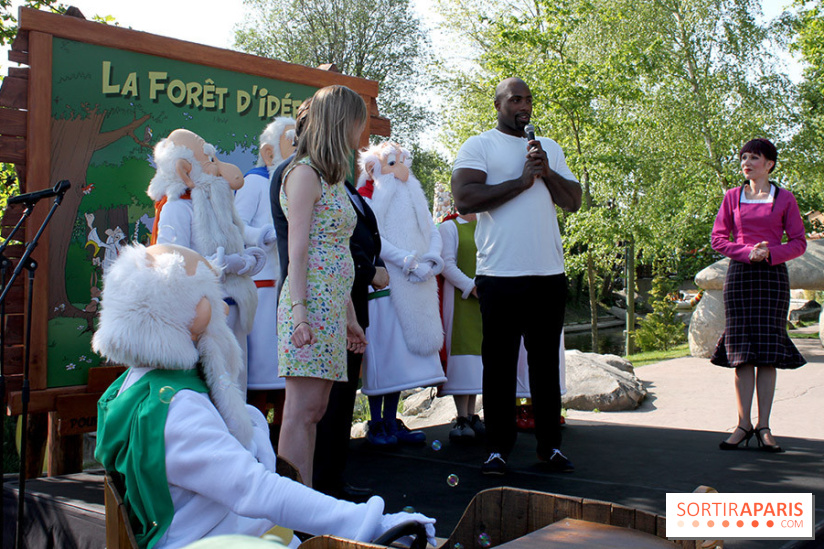 Inauguration officielle de la Forêt d'Idefix avec Teddy Riner