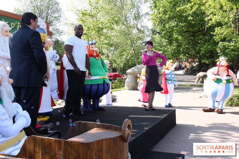 Inauguration officielle de la Forêt d'Idefix avec Teddy Riner