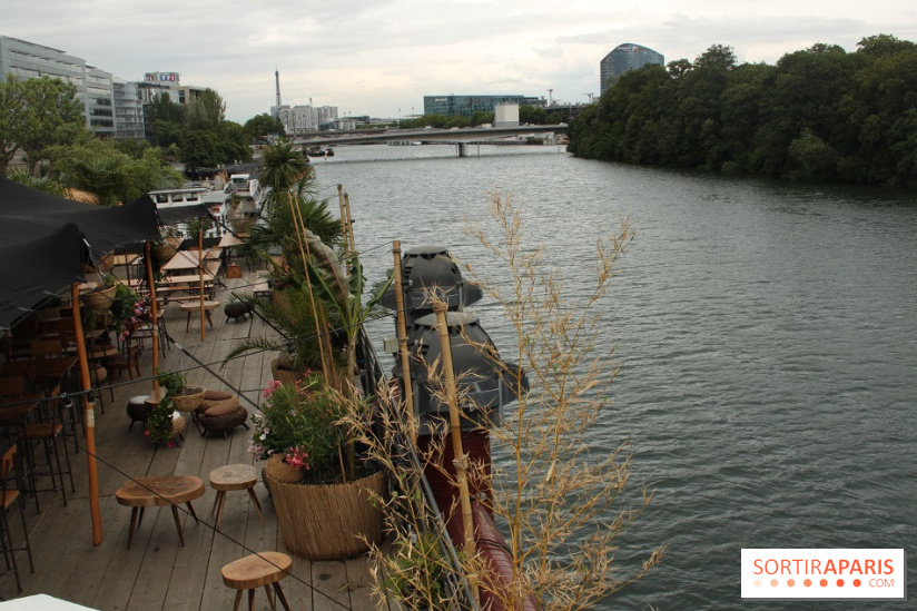 La Passerelle : vue du bateau