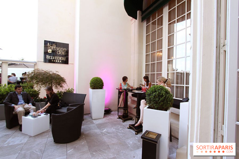 La terrasse d'été du Shangri-La Paris by Belvedere