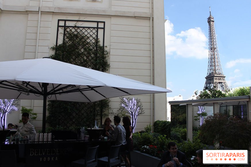 La terrasse d'été du Shangri-La Paris by Belvedere