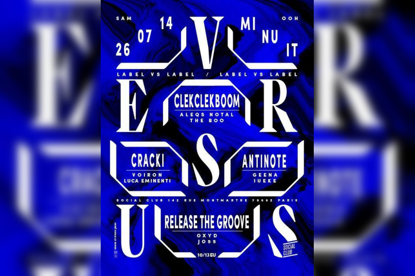 VERSUS Night : CLEKCLEKBOOM vs ANTINOTE vs RELEASE THE GROOVE vs CRACKI
