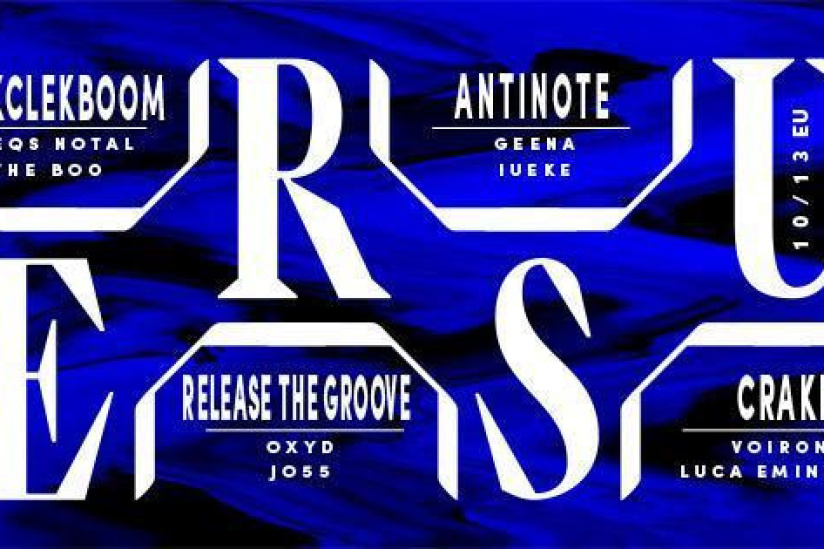 VERSUS Night : CLEKCLEKBOOM vs ANTINOTE vs RELEASE THE GROOVE vs CRACKI
