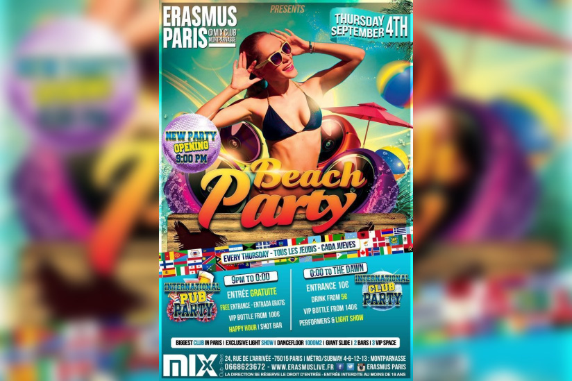 International Pub Party - Beach Party