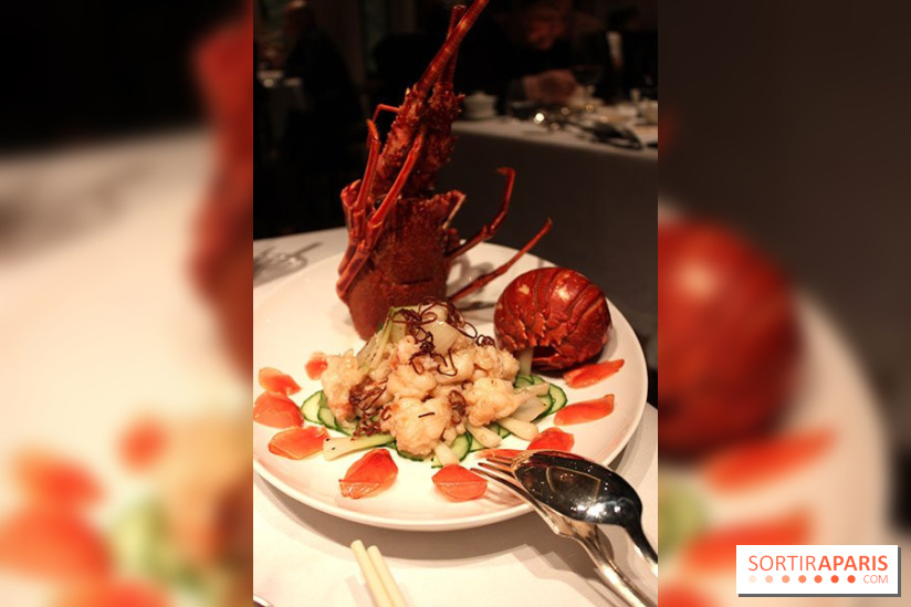 Langouste, cebettes et oignons du Chef Ip