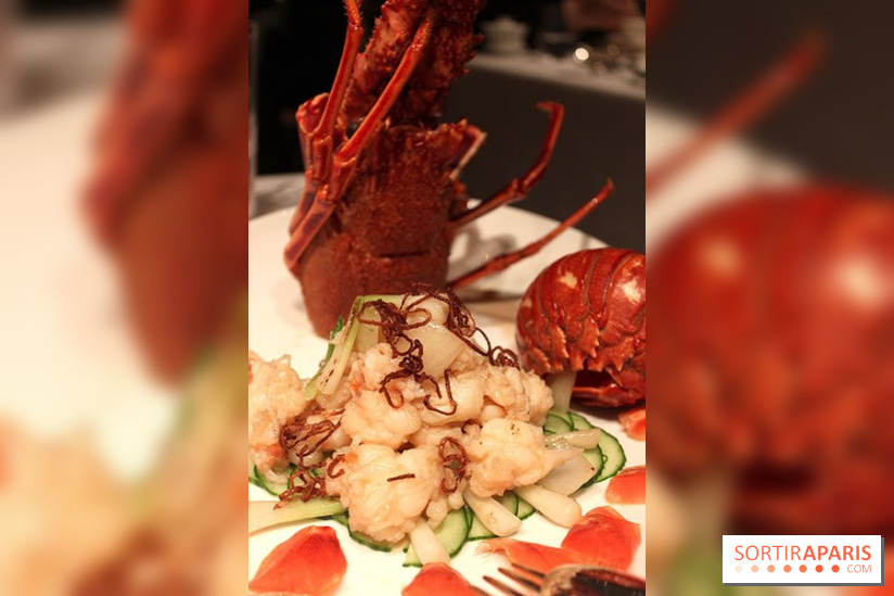 Langouste, cebettes et oignons du Chef Ip