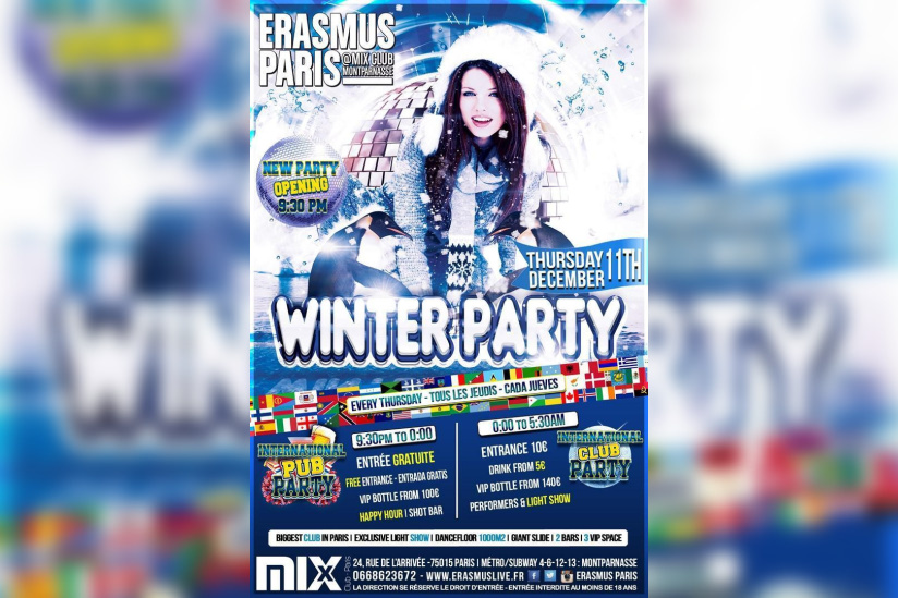 Erasmus Paris - Winter Party