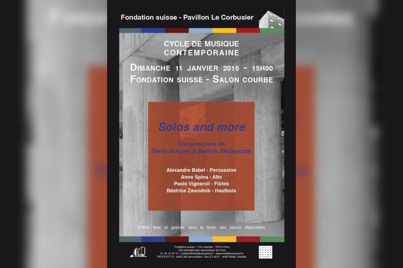 Cycle de musique contemporaine - Solos and More