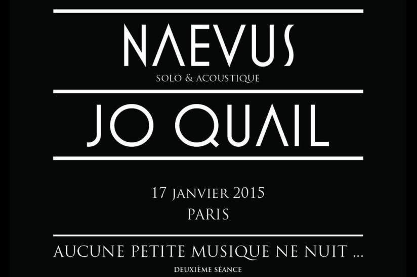 Naevus (solo & acoustique) et Jo Quail