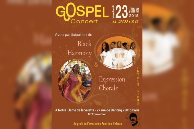 Concert de Gospel @Eglise Notre Dame de la Salette - Sortiraparis.com