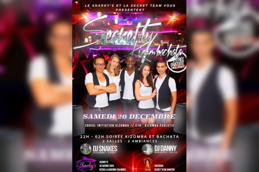 SECRETLY KIZOMBACHATA samedi 21 février