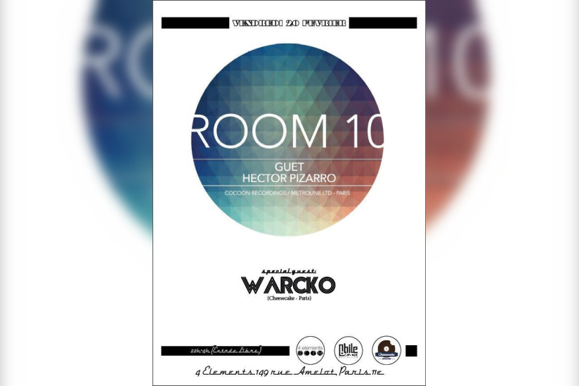 ROOM 10 @ 4 ELEMENTS #2 invite WARCKO