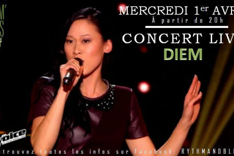 CONCERT LIVE DIEM + JAM SESSION au RYTHM N' BLISS / ENTREE GRATUITE