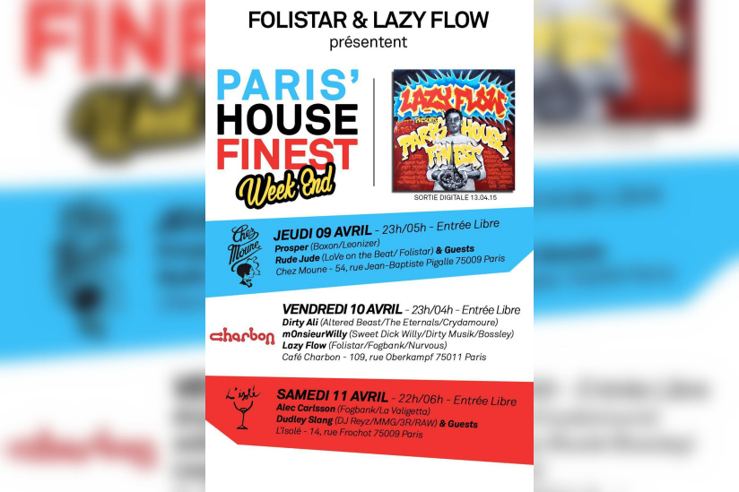 PARIS' HOUSE FINEST WEEK-END @ISOLE