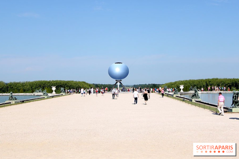 Sky Mirror d'Anish Kapoor au Château de Versailles