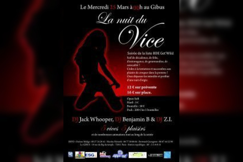 la nuit du vice