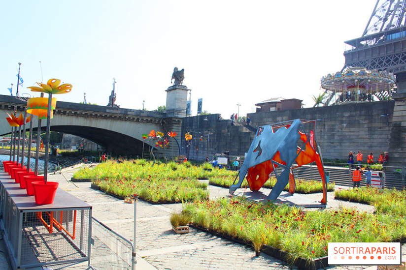 Petite Fleur Folie, le jardin éphémère sur les Berges