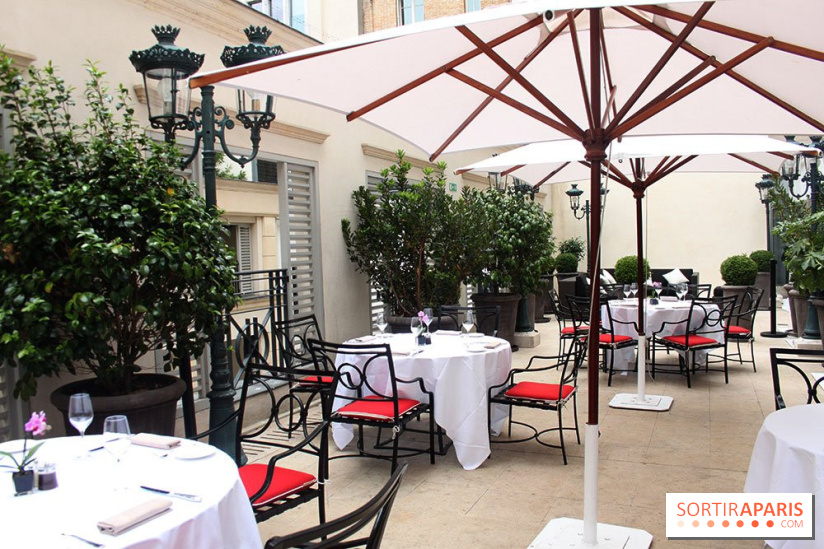 terrasse du Marriott Champs-Elysées