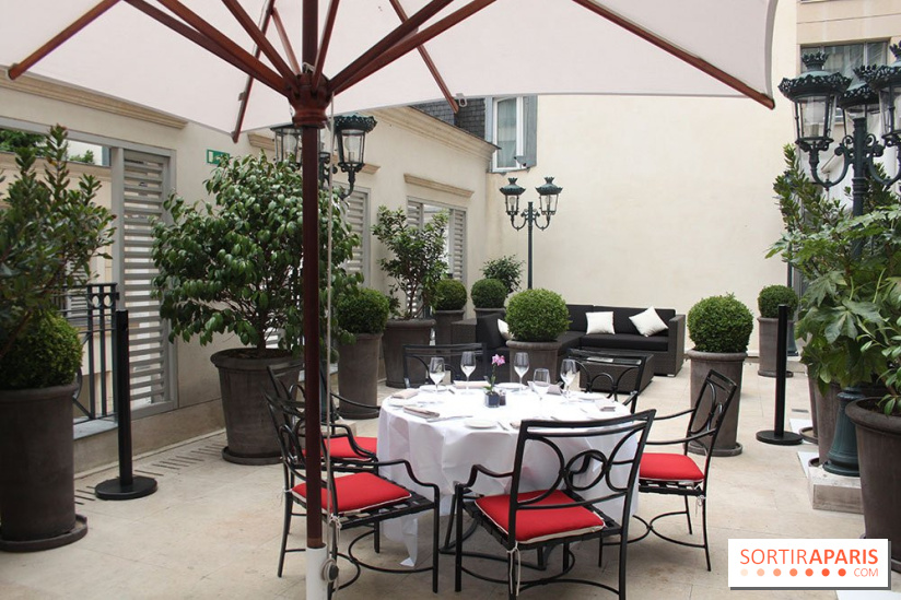 terrasse du Marriott Champs-Elysées