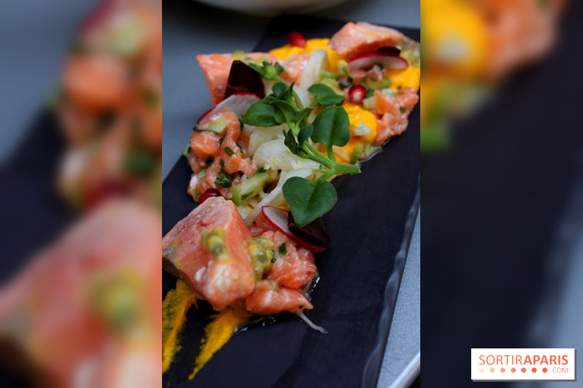 Le Saumon à la Cardamome à la Petite Mangerie restaurant