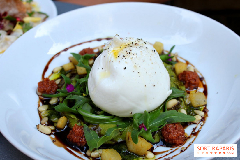 La Burrata de la Petite Mangerie restaurant