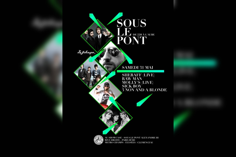 Soirée, Paris, Sous le pont, Alexandre 3, Showcase