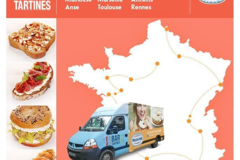 Le Bar à Tartines Mobile Philadelphia à la Bastille avec Pierre Sang