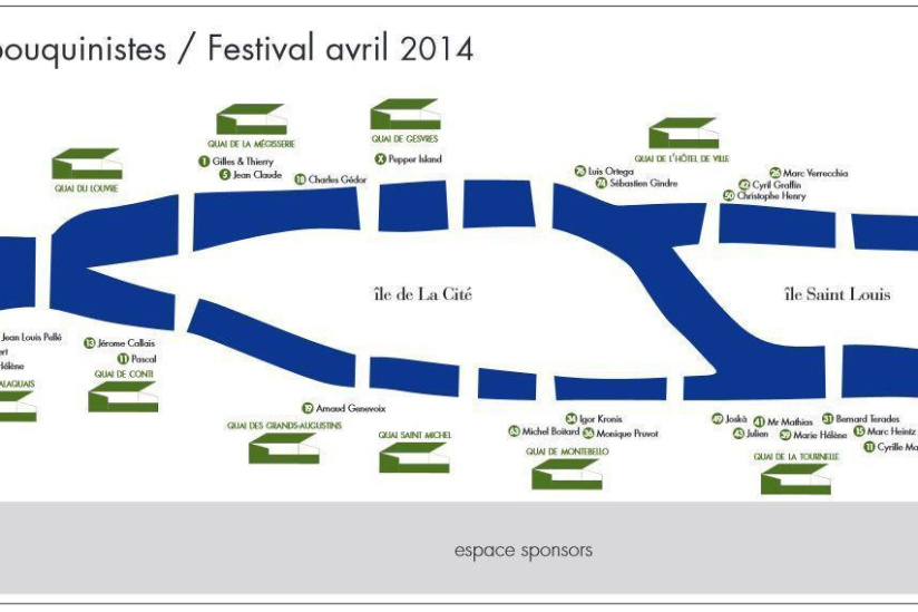 Festival Bouquinistes 2014 sur les quais de la Seine