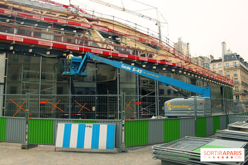 Le chantier des Halles en photos