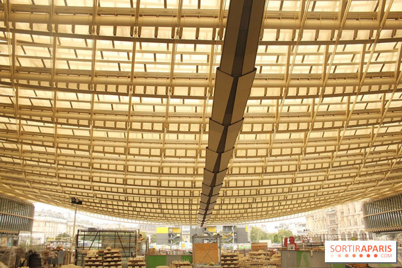 Le chantier des Halles en photos