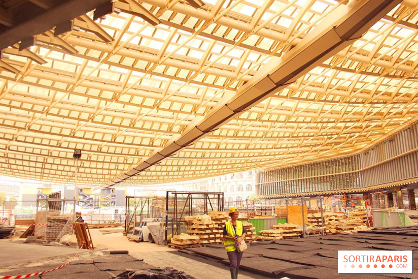 Le chantier des Halles en photos