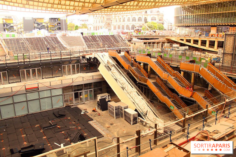 Le chantier des Halles en photos