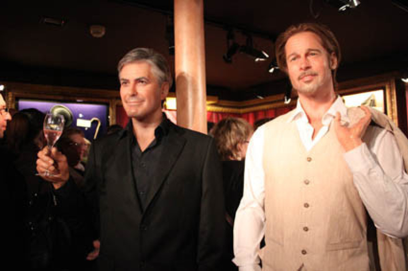 Musée Grévin : Brad Pitt et George Clooney