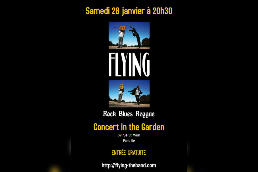 Concert : FLYING @ In the garden
