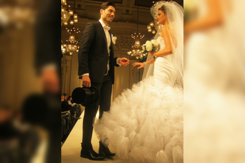 Salon du Mariage couture, Mariage au Salon 2012