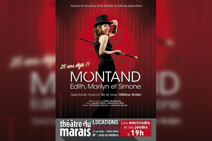 MONTAND, Edith, Marilyn et Simone