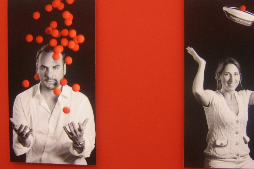 exposition Nez rouge, photo Jacques Grison