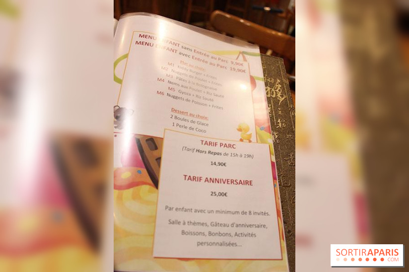 Chez Hé, le restaurant chinois - aire de jeux