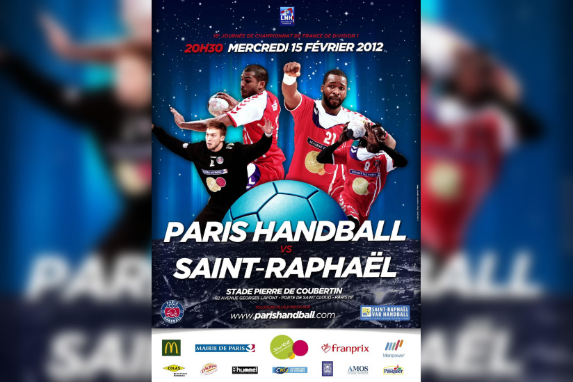 PARIS HANDBALL - SAINT RAPHAEL Championnat de France de Handball