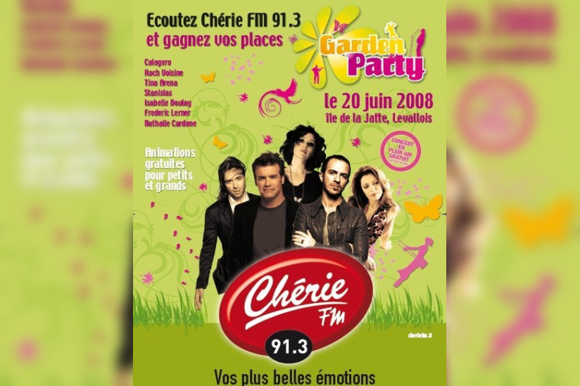 Concerts, Paris, Chérie FM, Ile de la Jatte, Garden party 