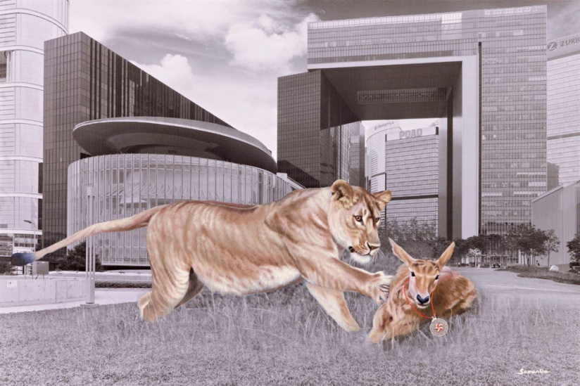 Chine La Belle – Samantha's P on P Art World au Carrousel du Louvre