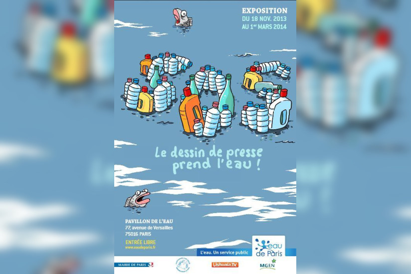 SOS, le dessin de presse prend l'eau ! au Pavillon de l'eau
