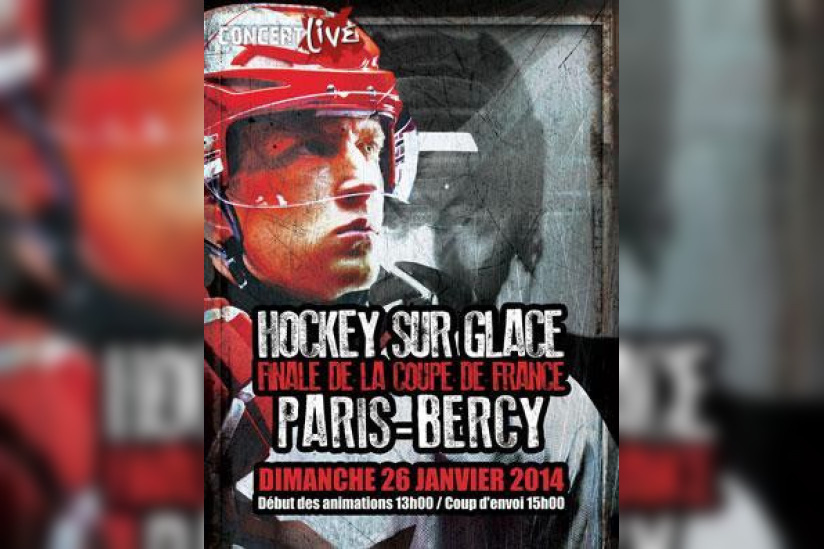 Finale de la Coupe de France de hockey sur glace 2014 à Paris Bercy