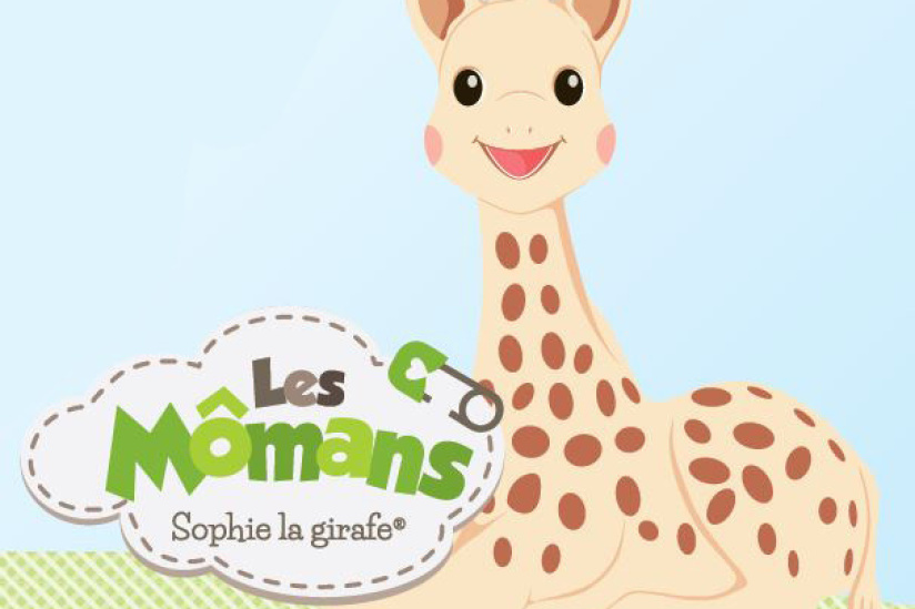 Les Momans Sophie la girafe, le Pop up Sophie la Girafe
