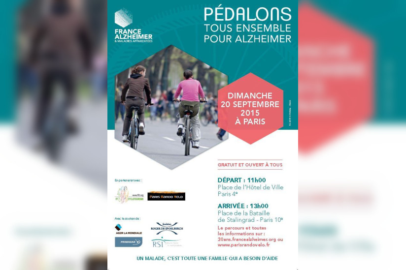 Pédalons pour Alzheimer 2015
