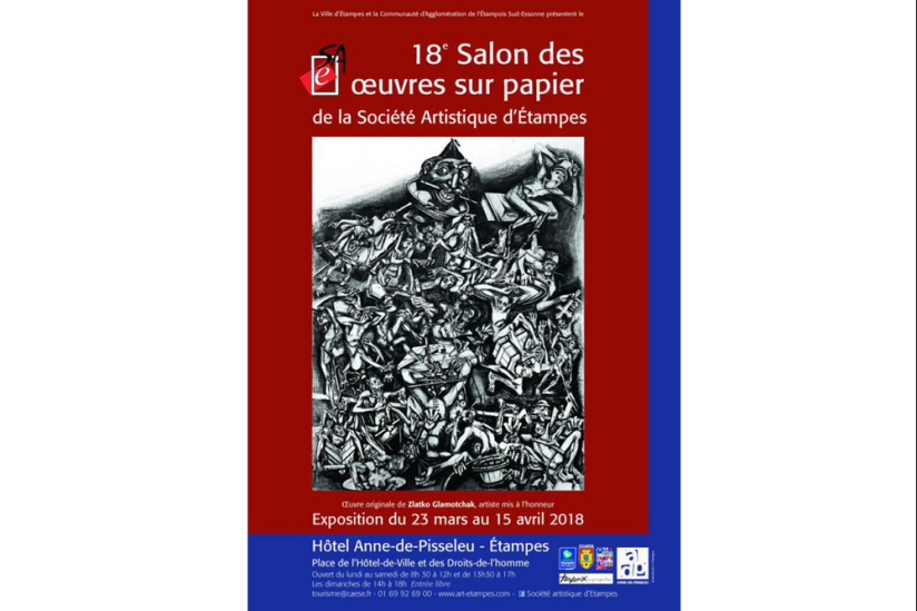 Salon des Œuvres sur Papier 2018 à Etampes